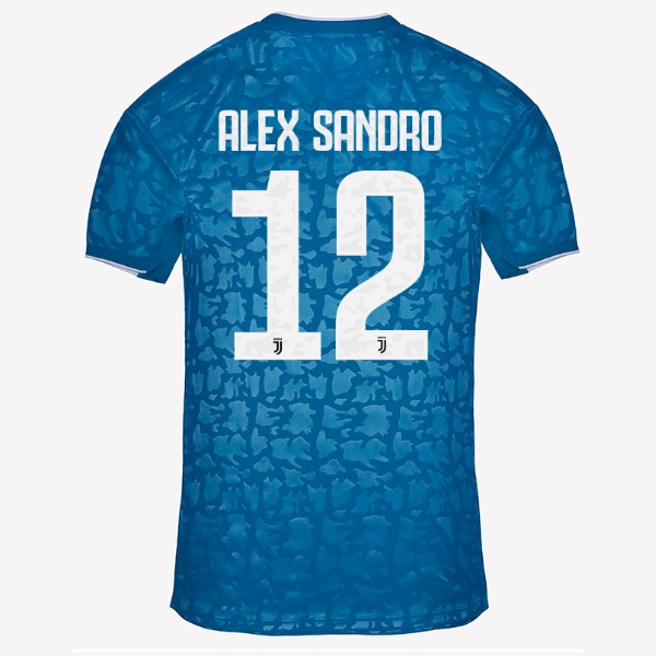 Camiseta Juventus NO.12 Alex Sangro Tercera equipo 2019-20 Azul